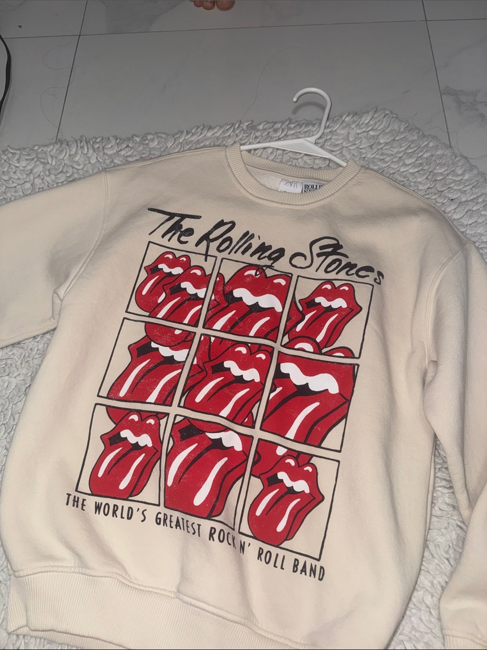 Zara girls Rolling Stones sweater